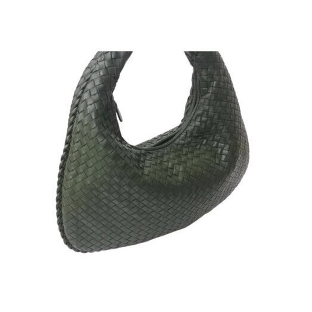 BOTTEGA VENETA Intrecciato Hobo Hobo Shoulder Bag Green Leather - Picture 4 of 8